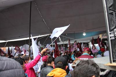 MÁS DE 20 MIL TEXCOCANOS ACUDIERON POR CONVICCIÓN AL CIERRE DE CAMPAÑA DE LOS CANDIDATOS DE MORENA