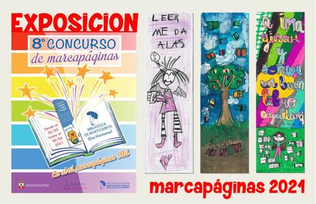 Biblioteca Montequinto: exposición de marcapáginas “VIII concurso ‘En Abril, marcapáginas Mil’ 2021”
