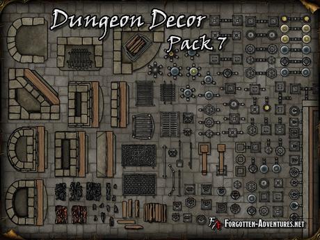 Dungeon Decor - Pack 7, de ForgottenAdventures
