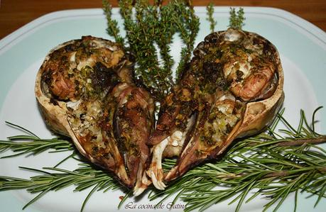 Cabeza de cabrito asada