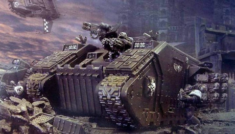 Un detalle y curiosidad de las orugas del Land Raider