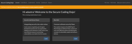 Practica Desarrollo Seguro con OWASP Secure Coding Dojo.