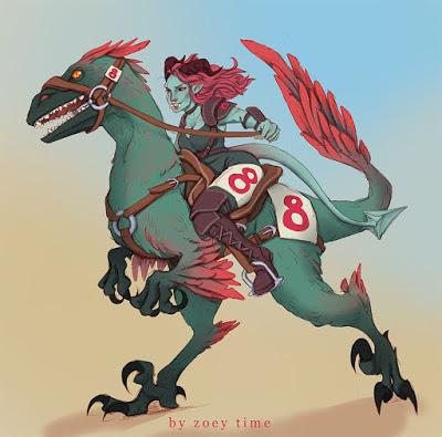 Unas cuantas ilustraciones dinosaurianas... (LVI)