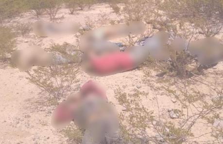 Localizan 9 cuerpos sin vida en el municipio de Vanegas