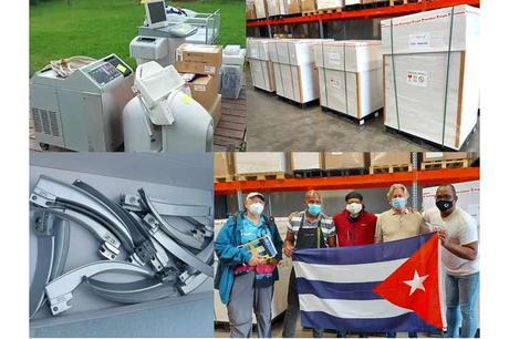 Preparan en Bélgica contenedor con insumos médicos para Cuba