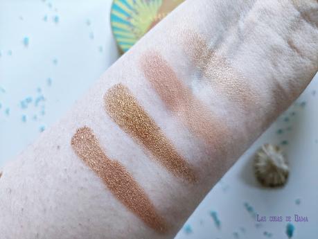 Paleta de Ojos Golden Hour Gradationes de Clarins Frozen Summer Collection colección verano maquillaje Clarins makeup eyeshadows beauty bronzer lips