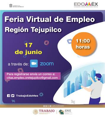 PREPARA SECRETARÍA DEL TRABAJO NUEVE TALLERES Y FERIAS VIRTUALES DE EMPLEO PARA JUNIO