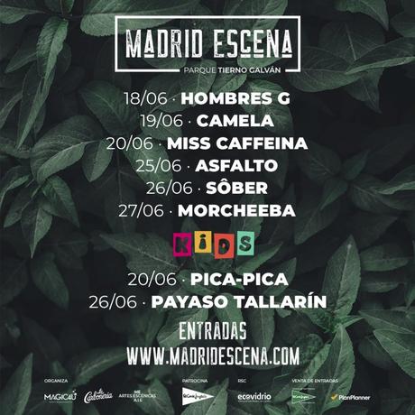 Festivales en Madrid para el verano de 2021