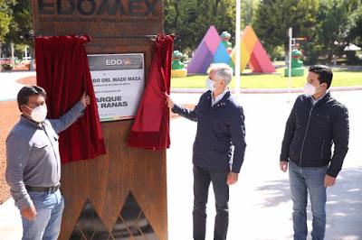 ENTREGA ALFREDO DEL MAZO MODERNIZACIÓN DEL PARQUE LAS RANAS EN SAN ANTONIO LA ISLA