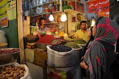 Shopping time at the bazaar Shopping time at the bazaar