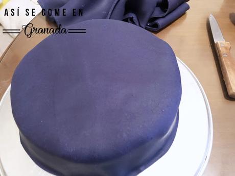 Noche estrellada. Tarta fondant sin gluten y sin lactosa. Noche estrellada. Tarta fondant sin gluten y sin lactosa.