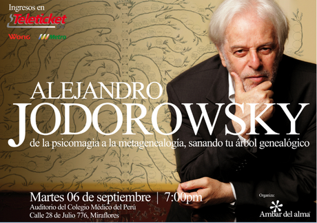 En vivo y en directo con Alejandro Jodorowsky en Lima