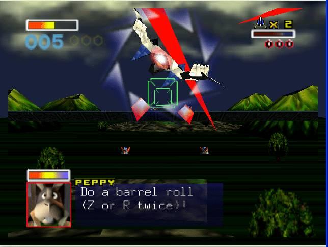 star fox 64 barrell roll Vídeo de Star Fox 64 3D con voces en español