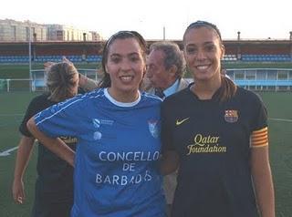 F.C. BARCELONA FEMENINO - BARBADÁS (UN PARTIDO PARA LA HISTORIA)