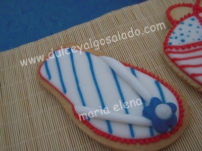 Galletas decoradas...corazones de verano y otro modelito veraniego!!