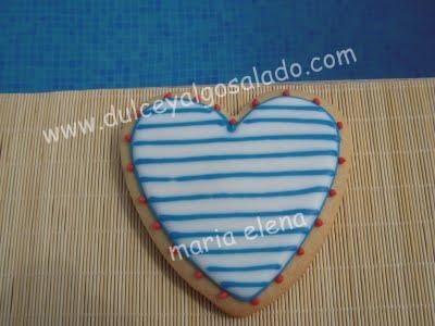 Galletas decoradas...corazones de verano y otro modelito veraniego!!