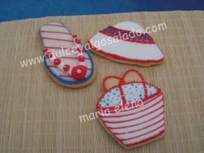 Galletas decoradas...corazones de verano y otro modelito veraniego!!