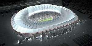 Vista aérea de cómo luciría el nuevo estadio de Madrid - Marca