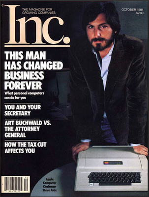 La primera portada de Steve Jobs