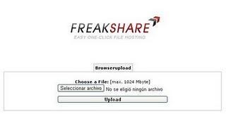 ¿Cómo subir archivos a Internet con FreakShare?