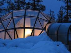 Para aurora boreal: Hotel Kakslautannen