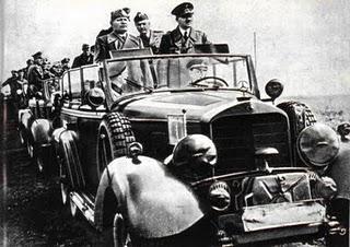 El Führer y el Duce visitan el Frente Oriental - 29/08/1941.