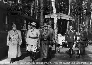 El Führer y el Duce visitan el Frente Oriental - 29/08/1941.