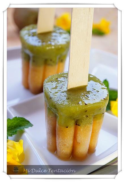 Helado de Kiwi y Plátano - Helado de Melón y Sandía