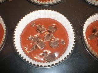 Magdalenas de chocolate