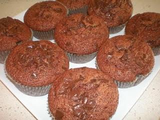 Magdalenas de chocolate