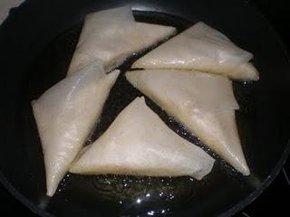 Samosa de gambas