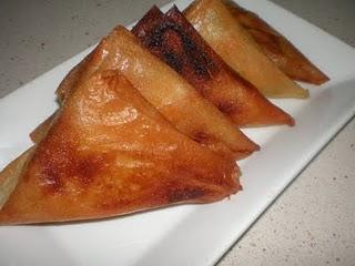 Samosa de gambas