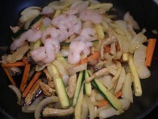 Fideos al estilo Singapur