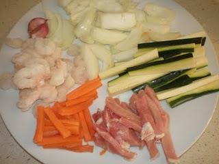 Fideos al estilo Singapur