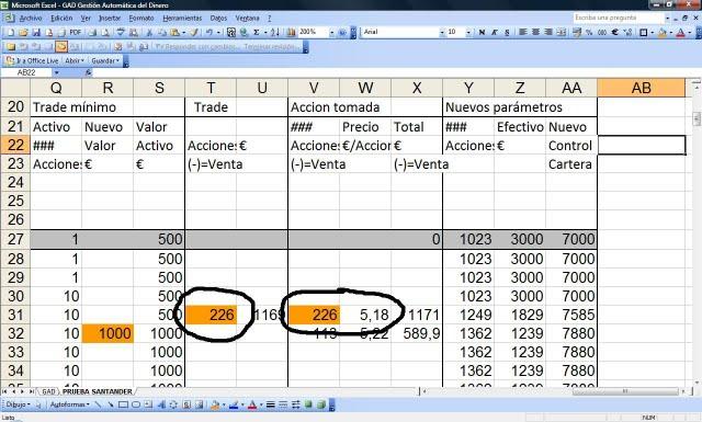 Aclaraciones a la hoja de Excel