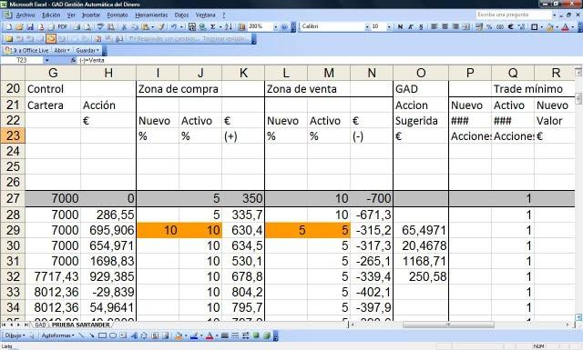 Aclaraciones a la hoja de Excel