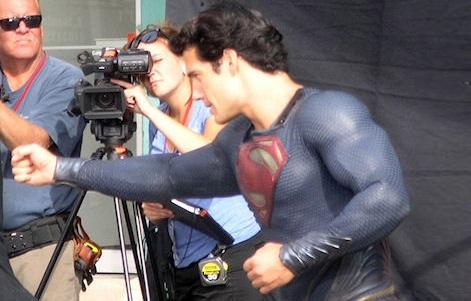 El nuevo Superman visto de cerca