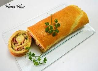 Brazo de Jamón cocido y Atún