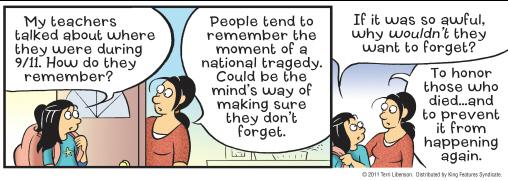 Caricaturistas unidos recordando el 9-11
