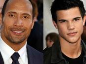 Taylor Lautner Dwayne Johnson cerca "Goliath"