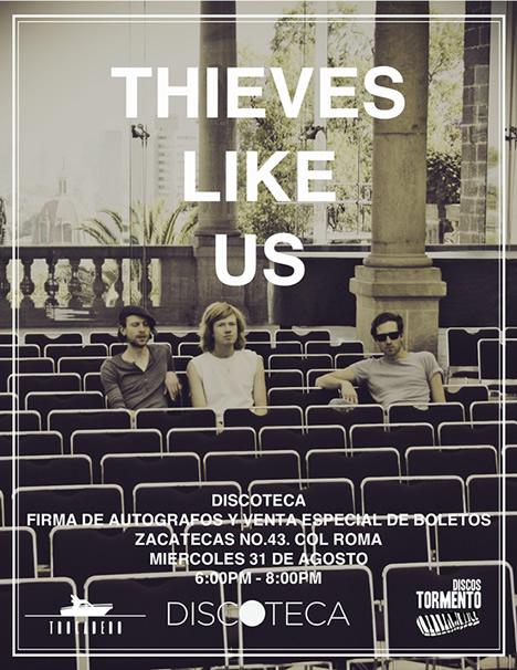Firma de autógrafos  Thieves Like Us