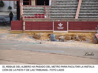 CÓRDOBA: CONTINÚA A BUEN RITMO LA ADECUACIÓN DE LA PLAZA  DE TOROS PARA LA SEMIFINAL DE LA COPA DAVIS