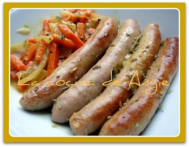 SALCHICHAS FRESCAS AL CURRY