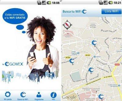 Gowex para Android, 30.000 puntos WiFi gratuitos