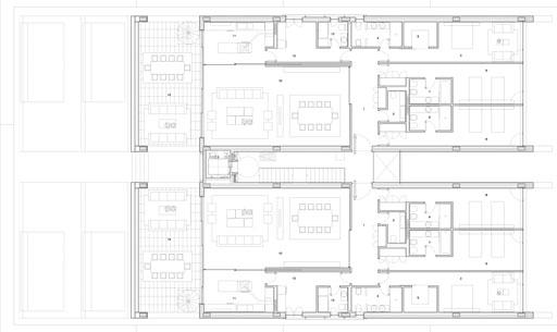 A-cero presenta los exteriores de una lujosa urbanización de Ibiza (bloque 3 plantas)