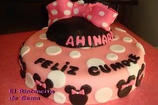 TARTA MINNIE!!