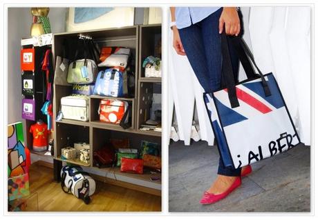 Bolsos reciclados a partir de lonas publicitarias, de GRiMaL2 uNa SaNDía eN eL VeRTeDeRo