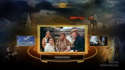 Así lucen los menús de 'Star Wars La Saga Completa' en Blu-Ray Así lucen los menús de 'Star Wars La Saga Completa' en Blu-Ray