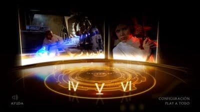 Así lucen los menús de 'Star Wars La Saga Completa' en Blu-Ray Así lucen los menús de 'Star Wars La Saga Completa' en Blu-Ray