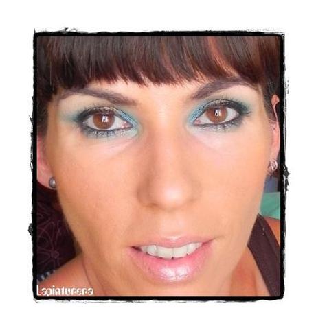 Look con las sombras de Beauties Factory 
